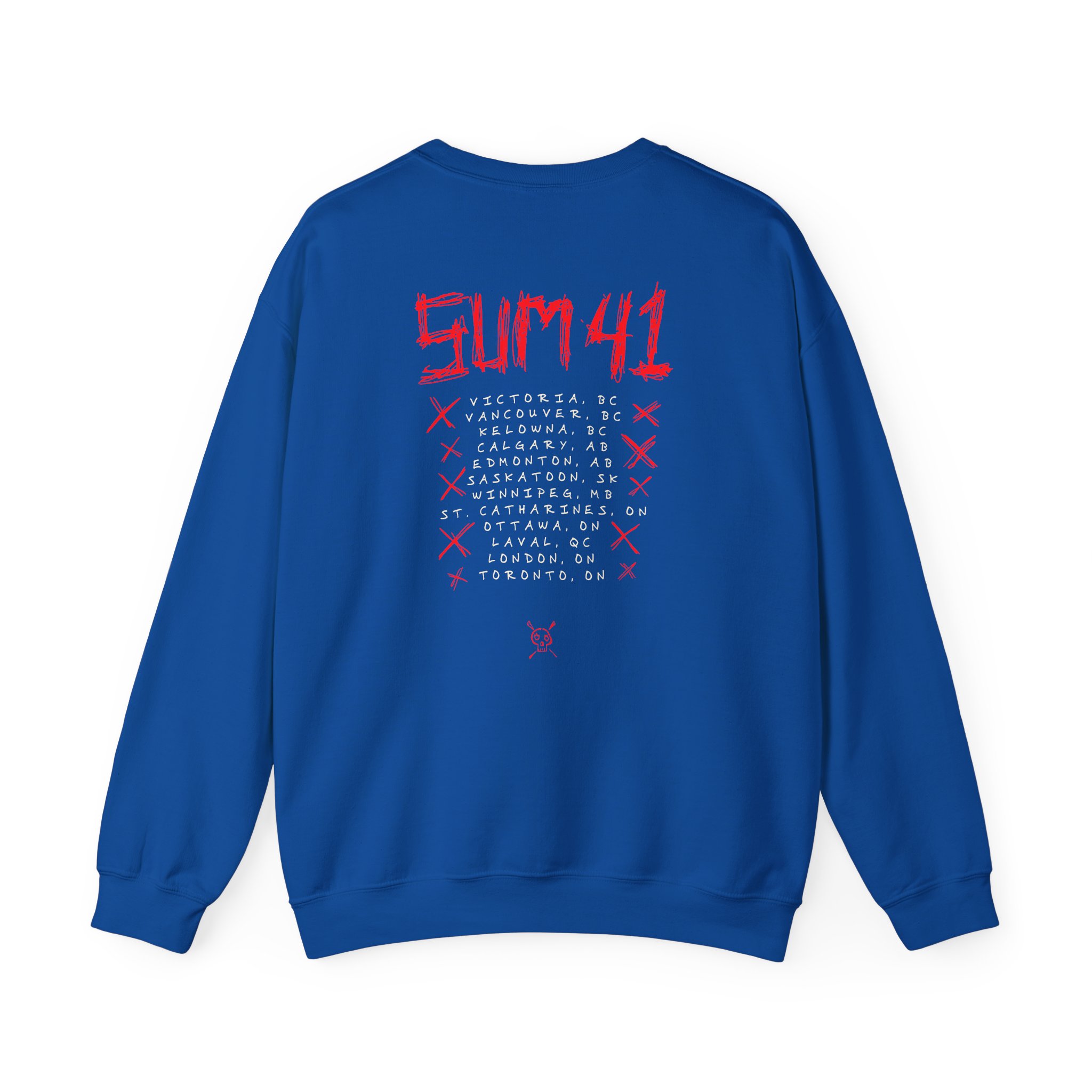 Sum 41 F**k Tour Unisex Heavy Blendâ„¢ Crewneck Sweatshirt