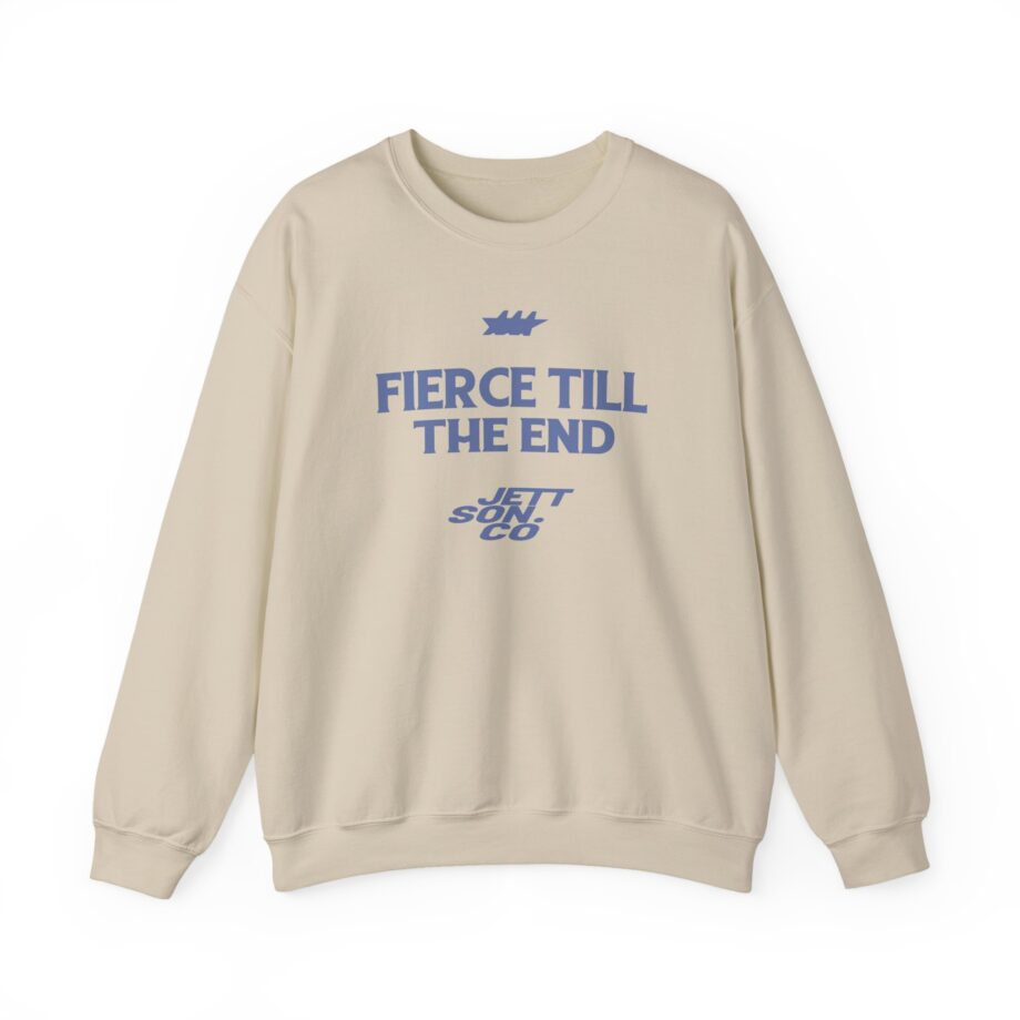 Jett Lawrenc Fierce Till the End Unisex Heavy Blend™ Crewneck Sweatshirt