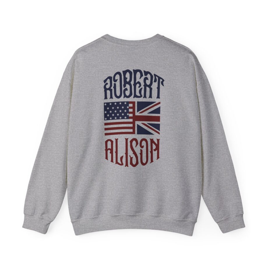 Robert Plant Inflated Type Unisex Heavy Blend™ Crewneck Sweatshirt