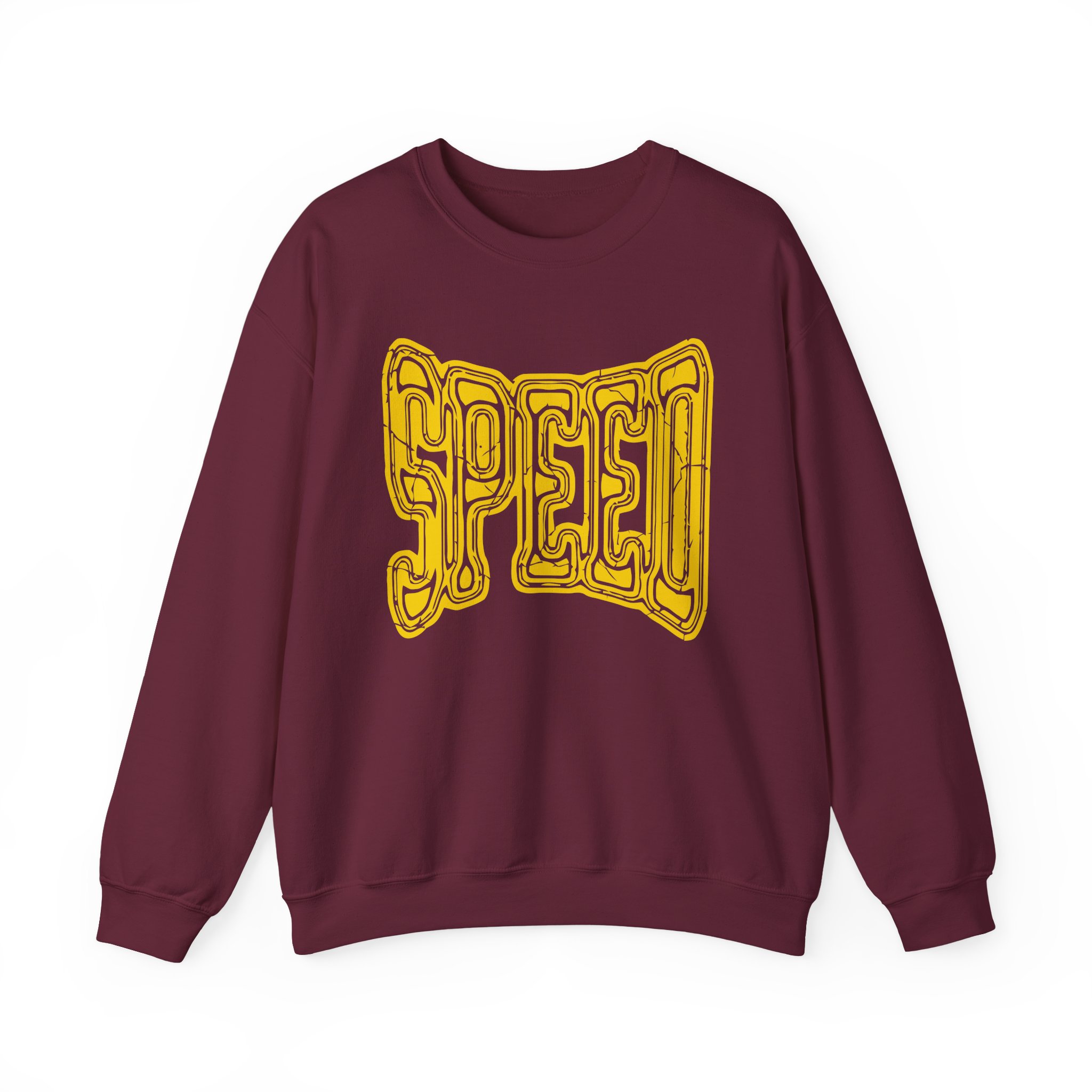 Ishowspeed Gold Logo Unisex Heavy Blendâ„¢ Crewneck Sweatshirt