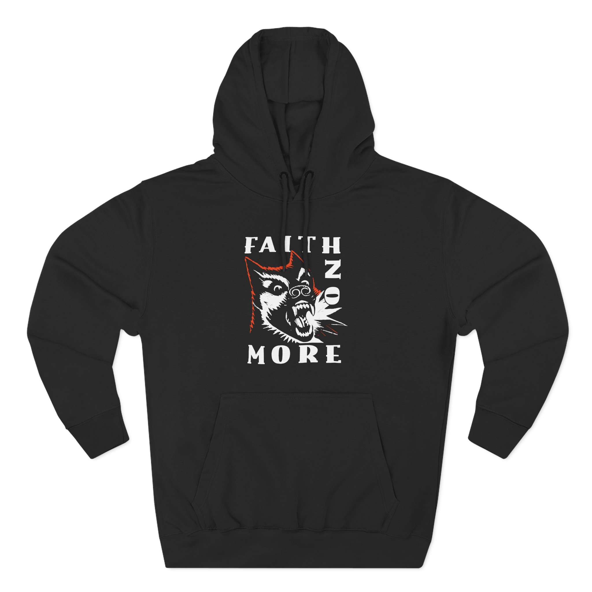 Faith No More Logo Dog Three-Panel Fleece Hoodie