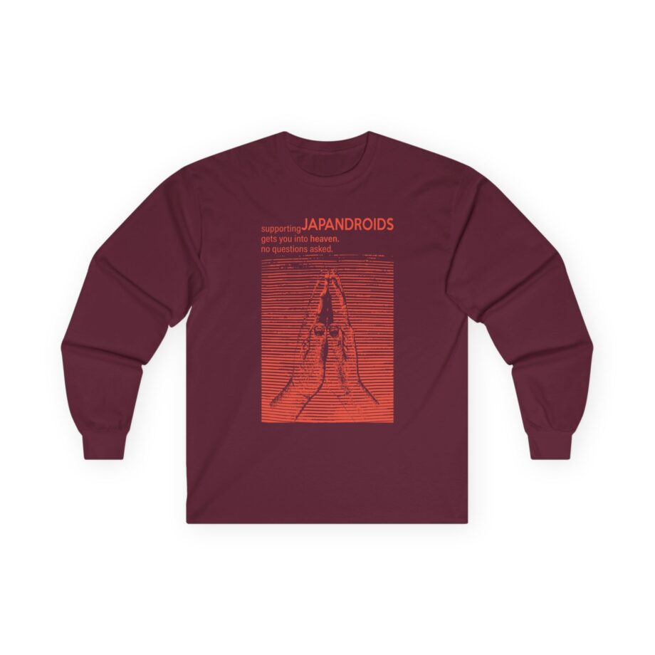 Supporting Japandroids Gets You Into Heaven No Questions Asked Unisex Ultra Cotton Long Sleeve Tee
