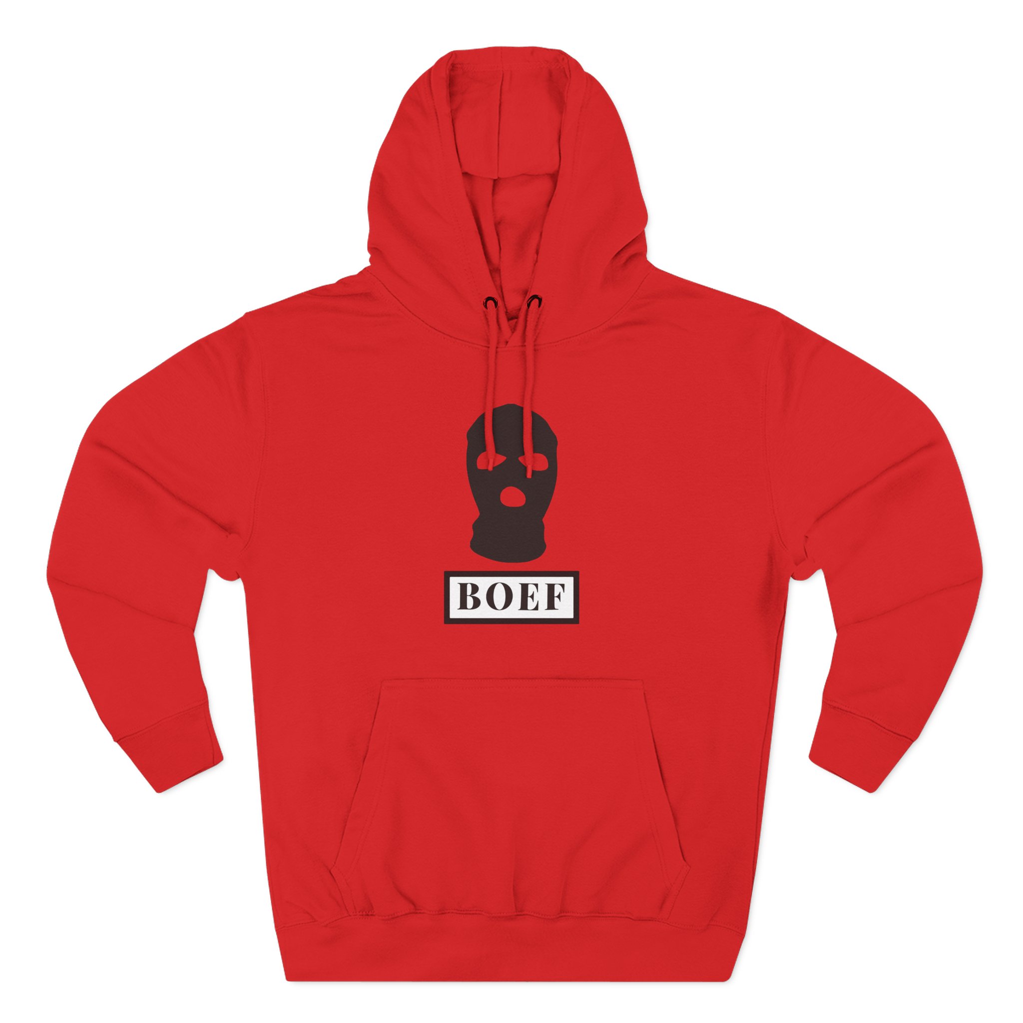 Boef Three-Panel Fleece Hoodie