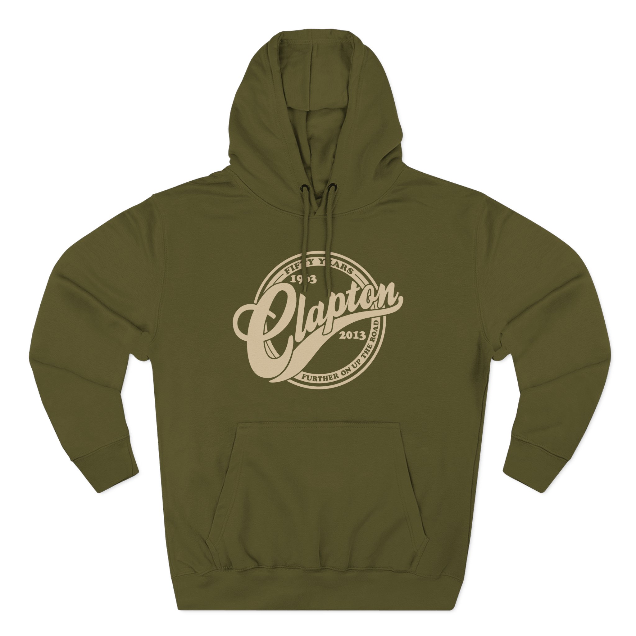 Eric Clapton 50 Years Three-Panel Fleece Hoodie