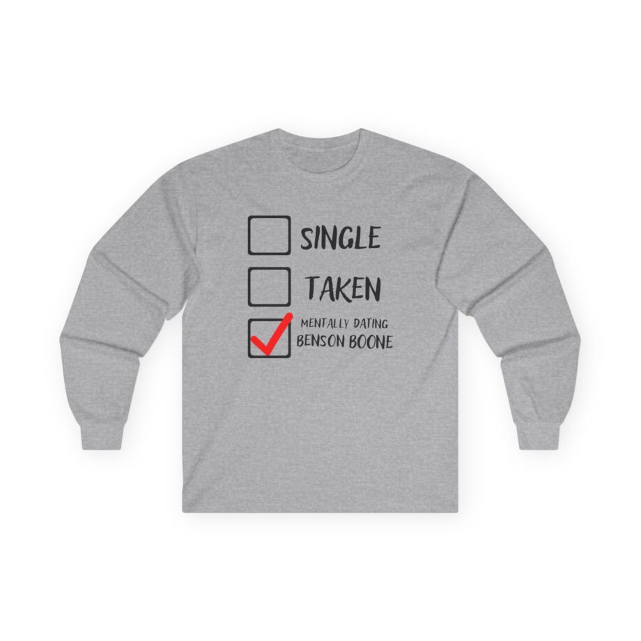 Benson Boone Mentally Dating Unisex Ultra Cotton Long Sleeve Tee