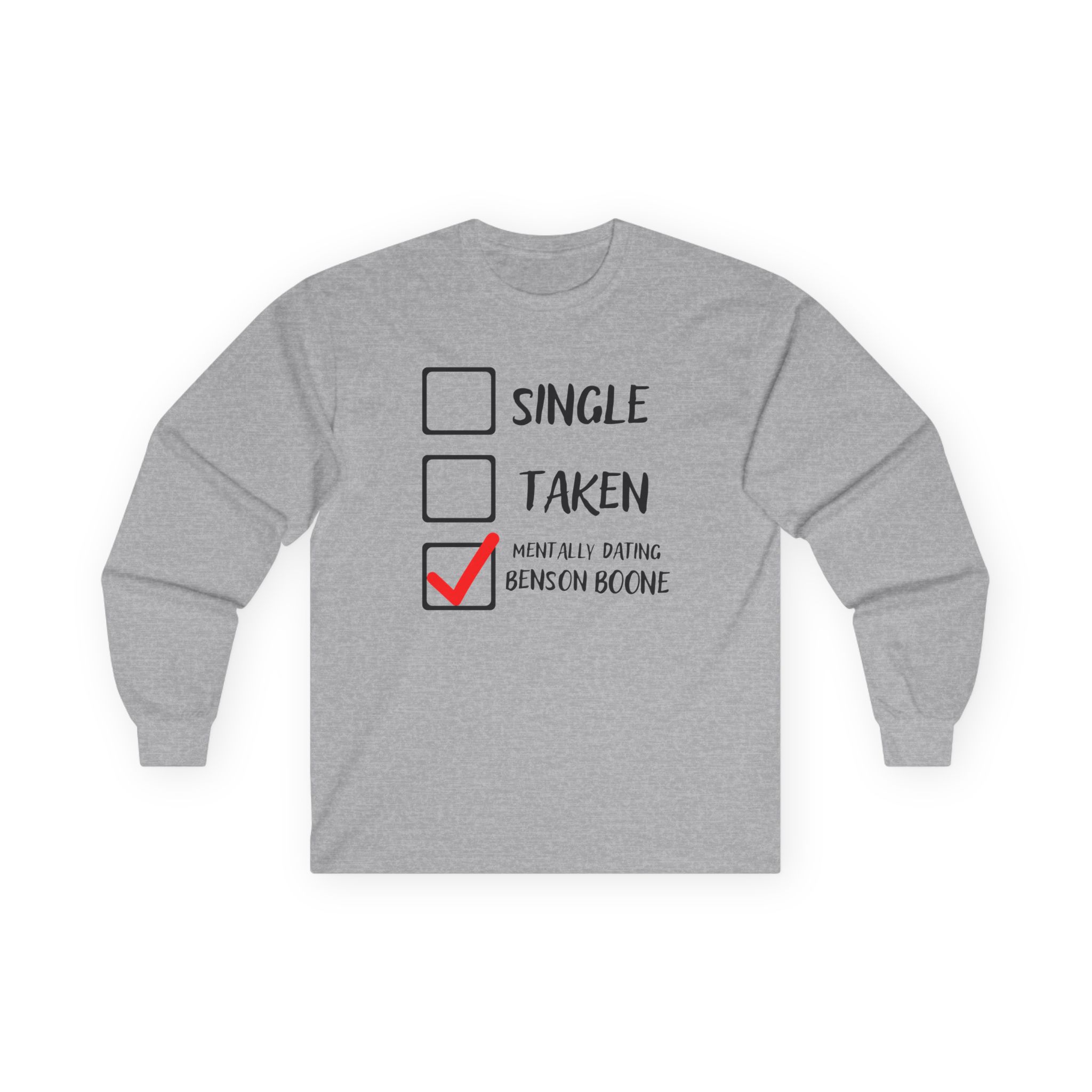 Benson Boone Mentally Dating Unisex Ultra Cotton Long Sleeve Tee