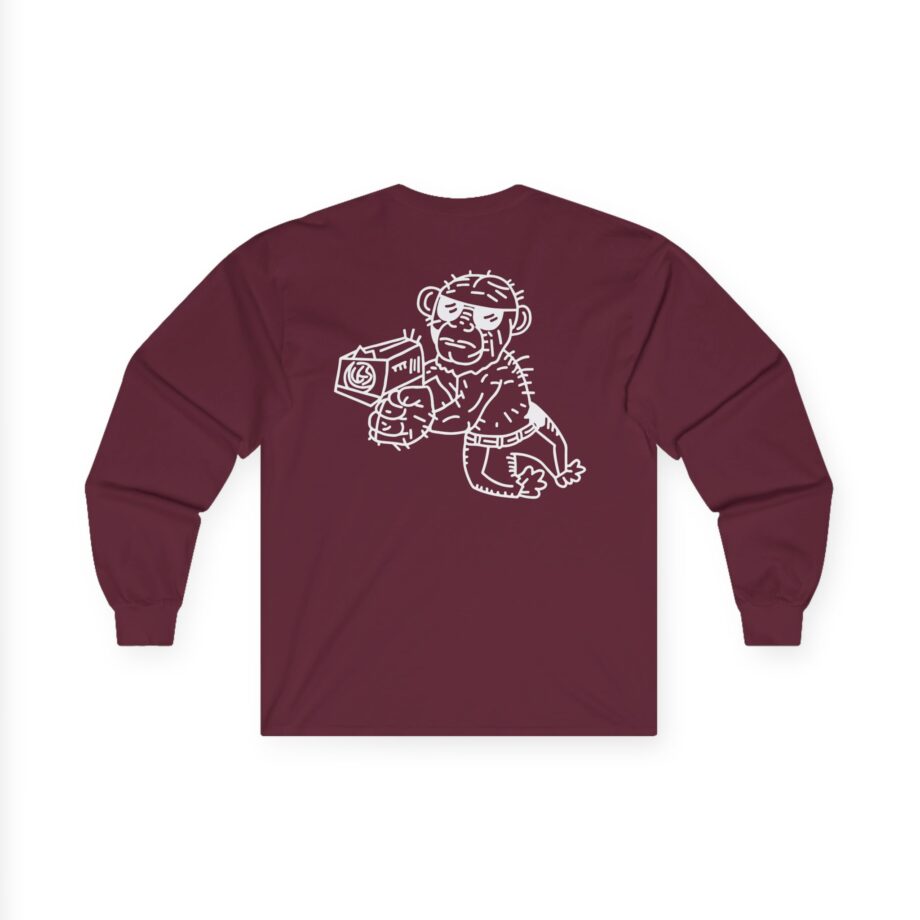 Spoonkid Detective Monke Unisex Ultra Cotton Long Sleeve Tee