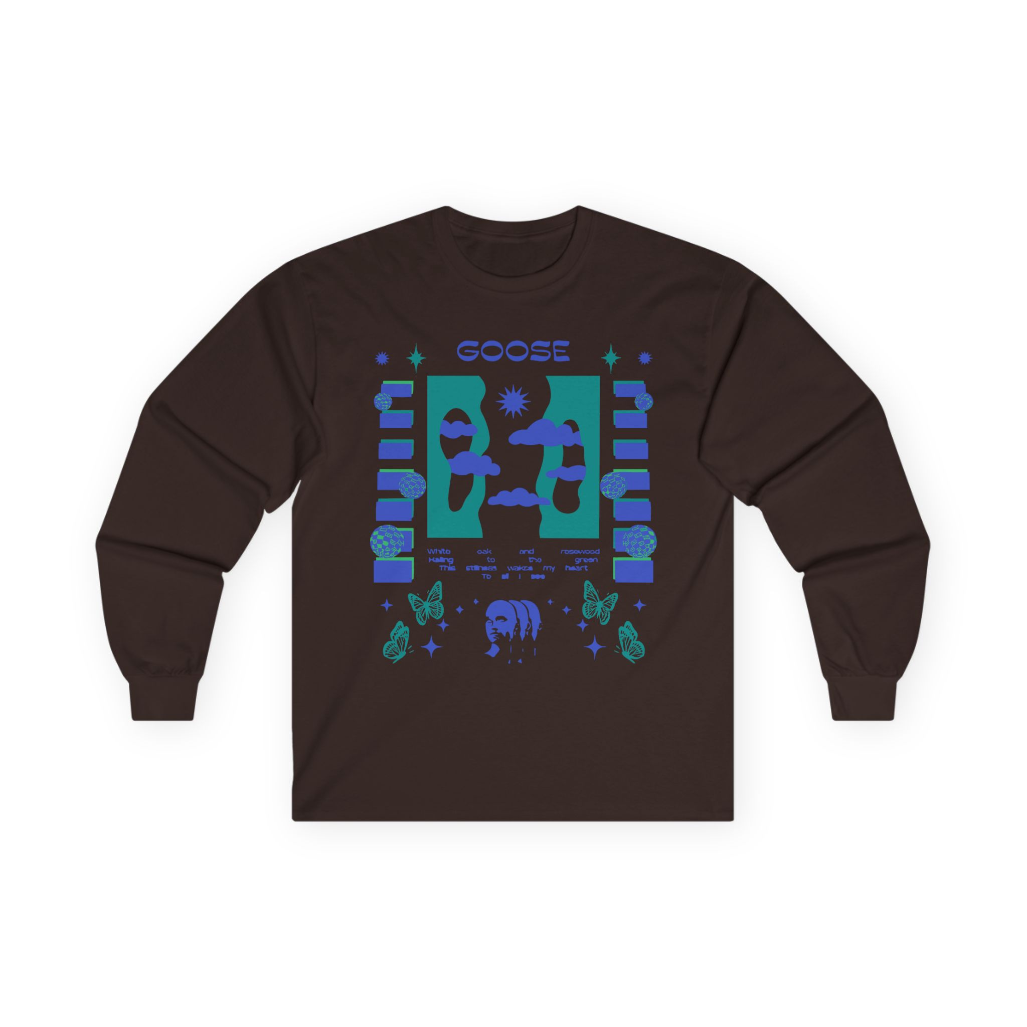 Goose Rosewood Unisex Ultra Cotton Long Sleeve Tee