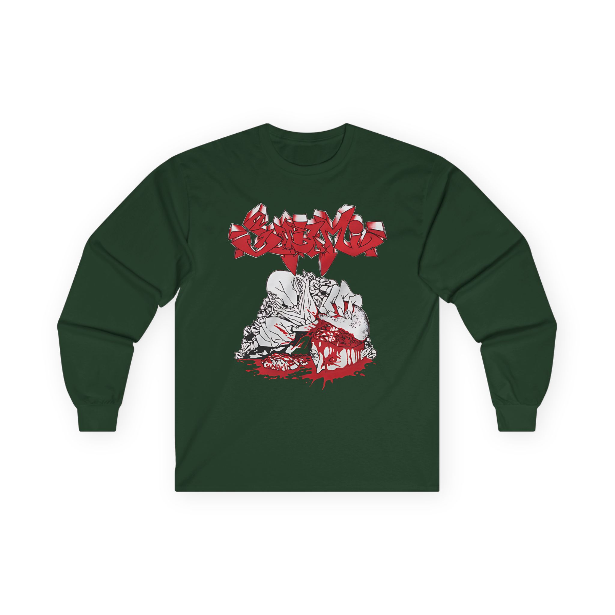 Sunami Head Split Unisex Ultra Cotton Long Sleeve Tee