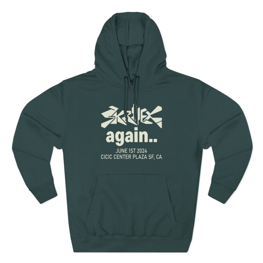 Skrillex Fred Again Civic Center Three-Panel Fleece Hoodie