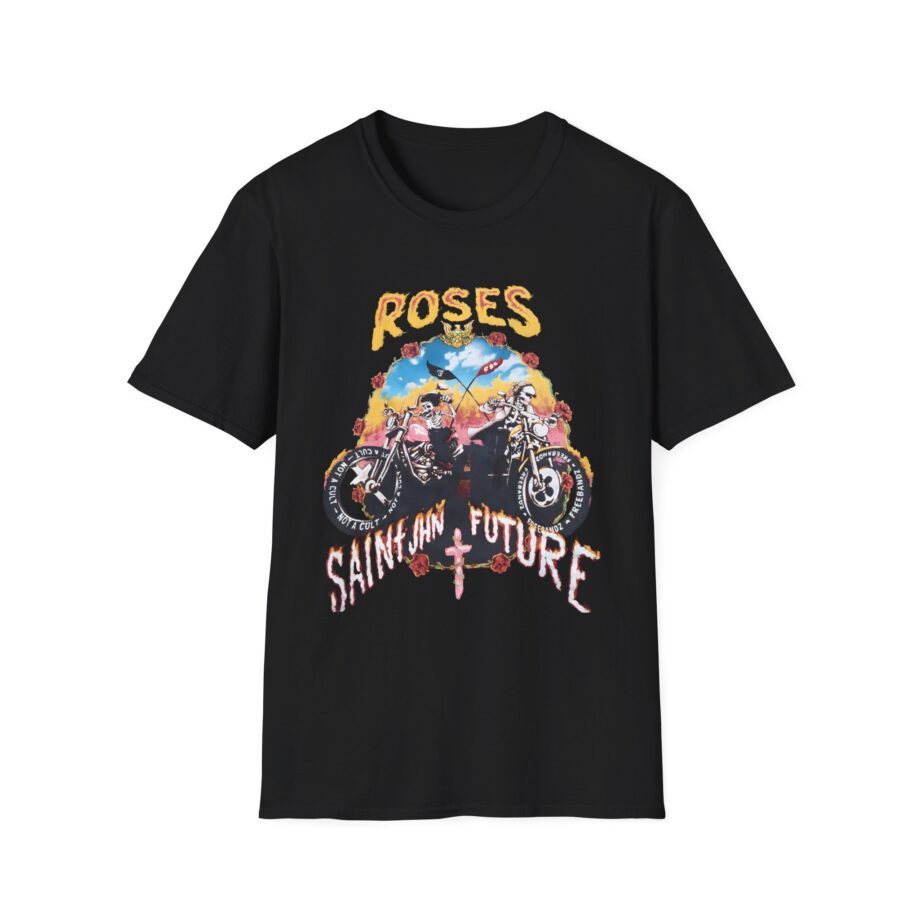 Saint Jhn Not a Cult X Freebandz Roses Unisex Softstyle T-Shirt