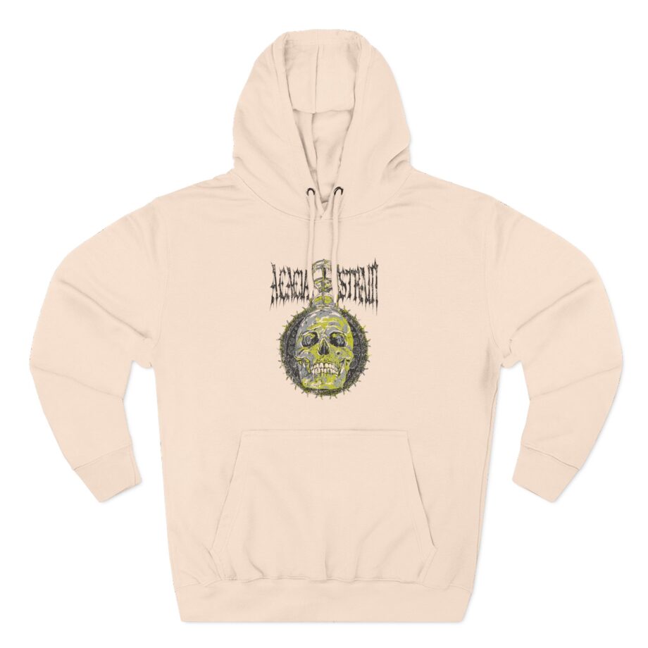 The Acacia Strain Hourglass Three-Panel Fleece Hoodie