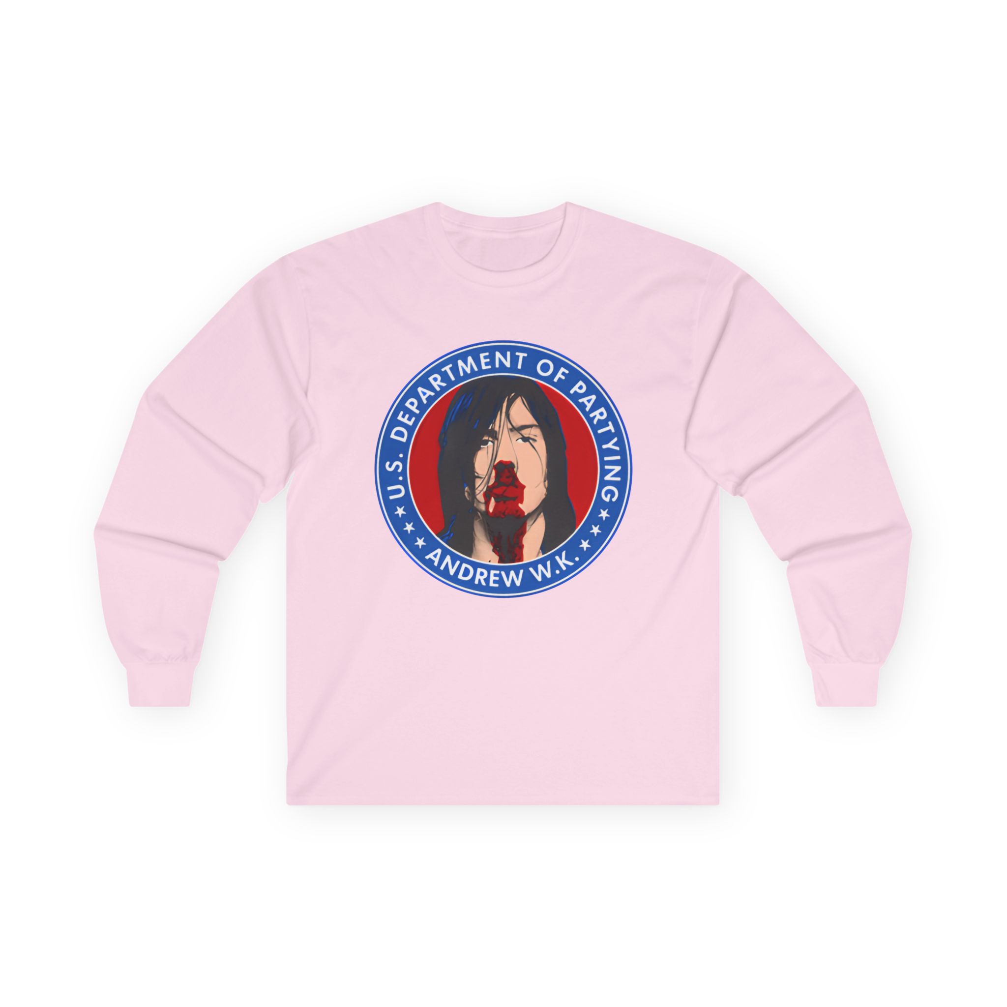 Andrew Wk Us Dept of Partying Unisex Ultra Cotton Long Sleeve Tee