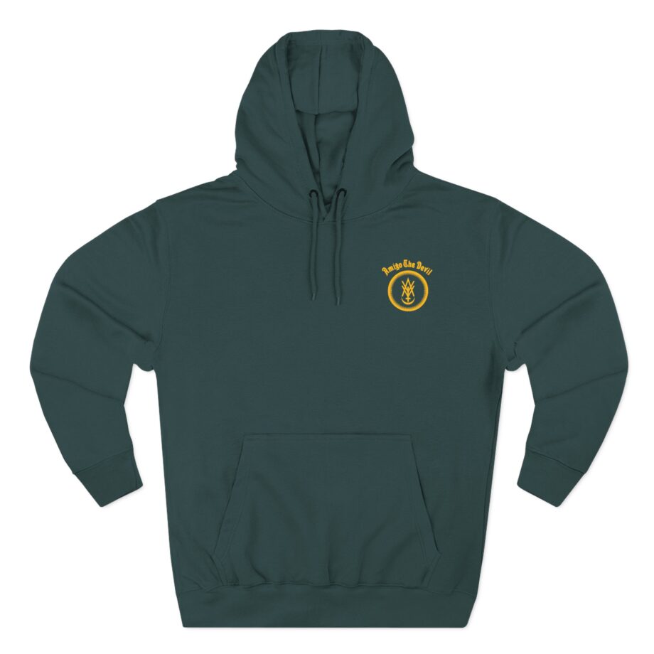 Amigo the Devil  Three-Panel Fleece Hoodie
