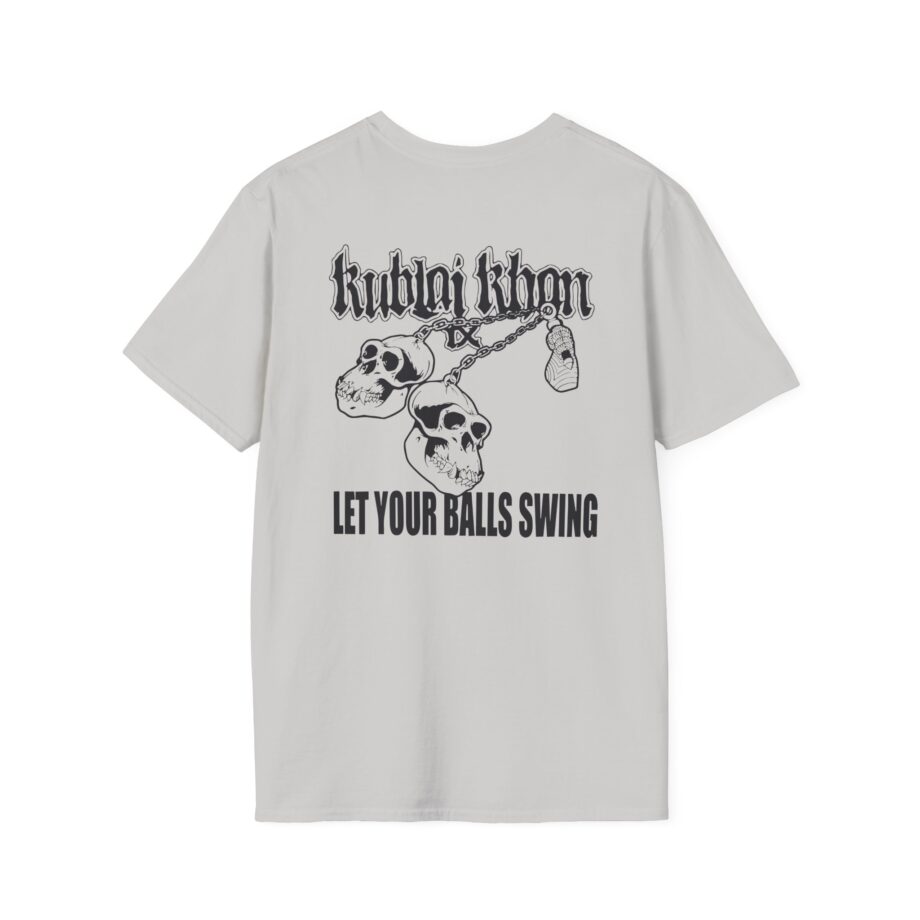 Kublai Khan - Let the Balls Swing Natural Unisex Softstyle T-Shirt