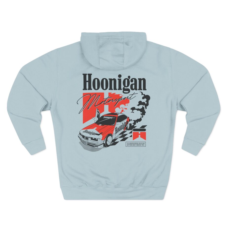 Ken Block Hoonigan Burnout Team Three-Panel Fleece Hoodie