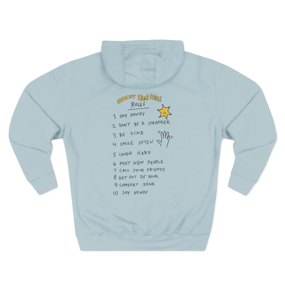 Ryan Trahan Howdy Task Force Three-Panel Fleece Hoodie