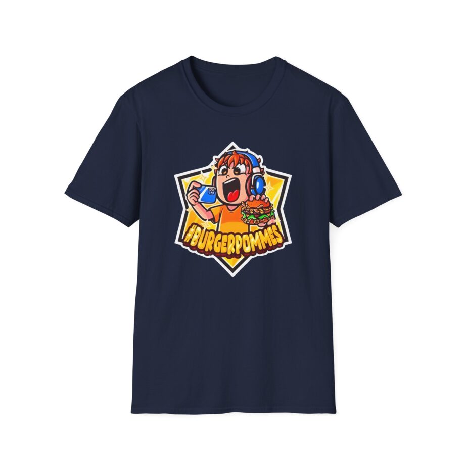 Burger Pommes Unisex Softstyle T-Shirt