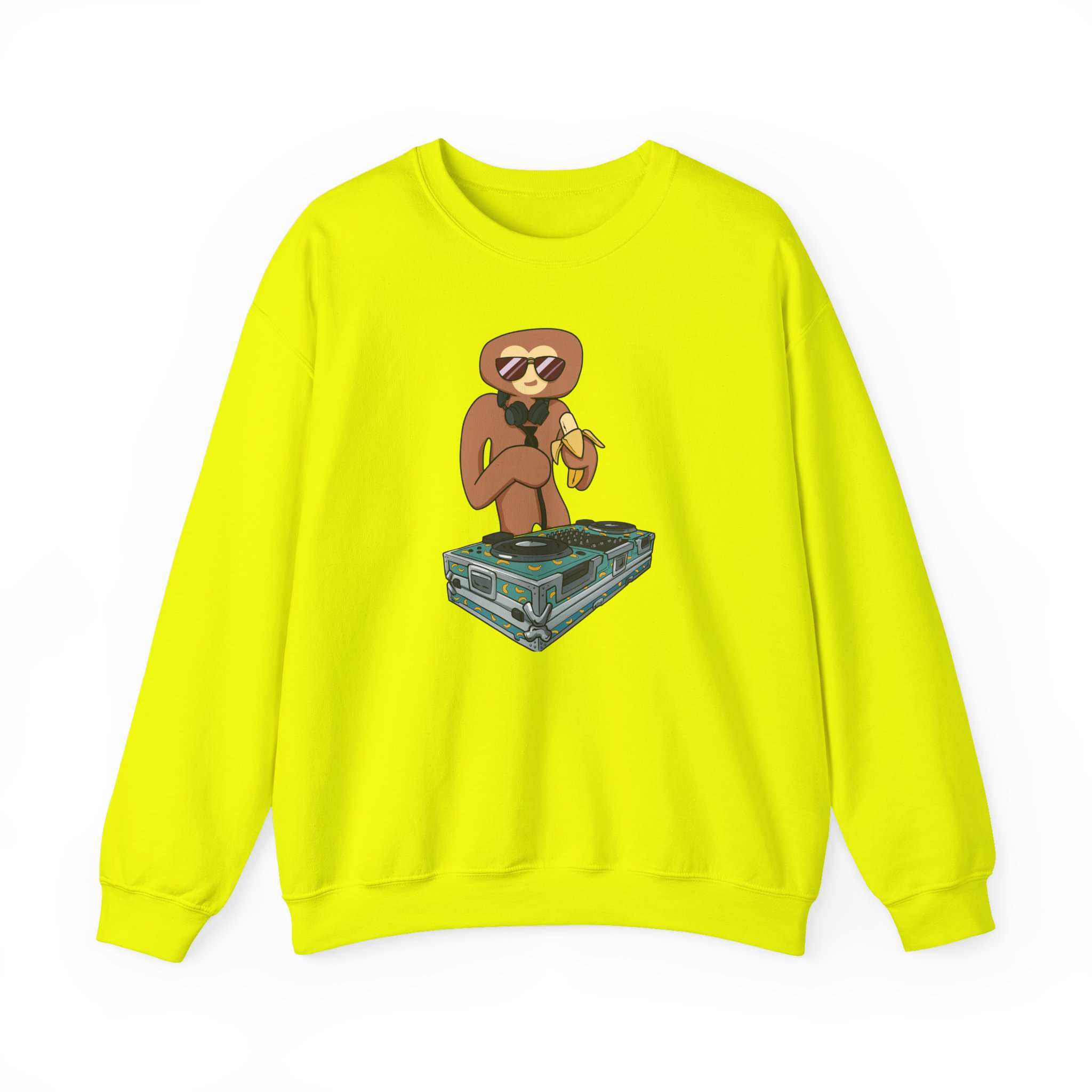 Spoonkid Dj Monke Unisex Heavy Blendâ„¢ Crewneck Sweatshirt