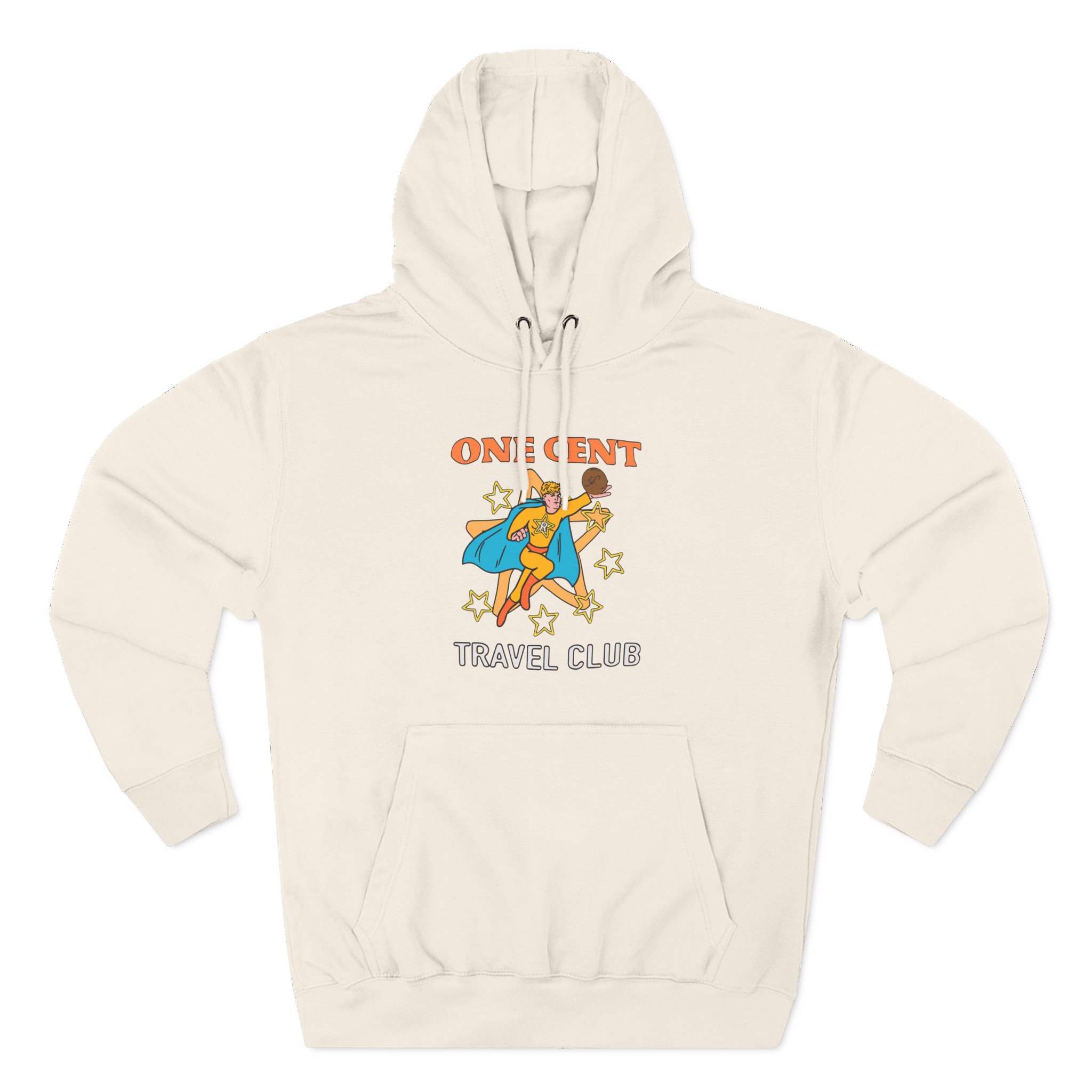 Ryan Trahan One Cent Adventure Awaits Travel Club Three-Panel Fleece Hoodie