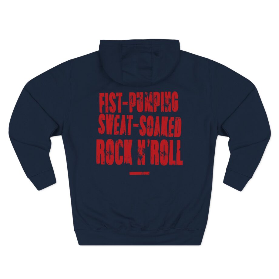 Airbourne Fist Pumping Three-Panel Fleece Hoodie
