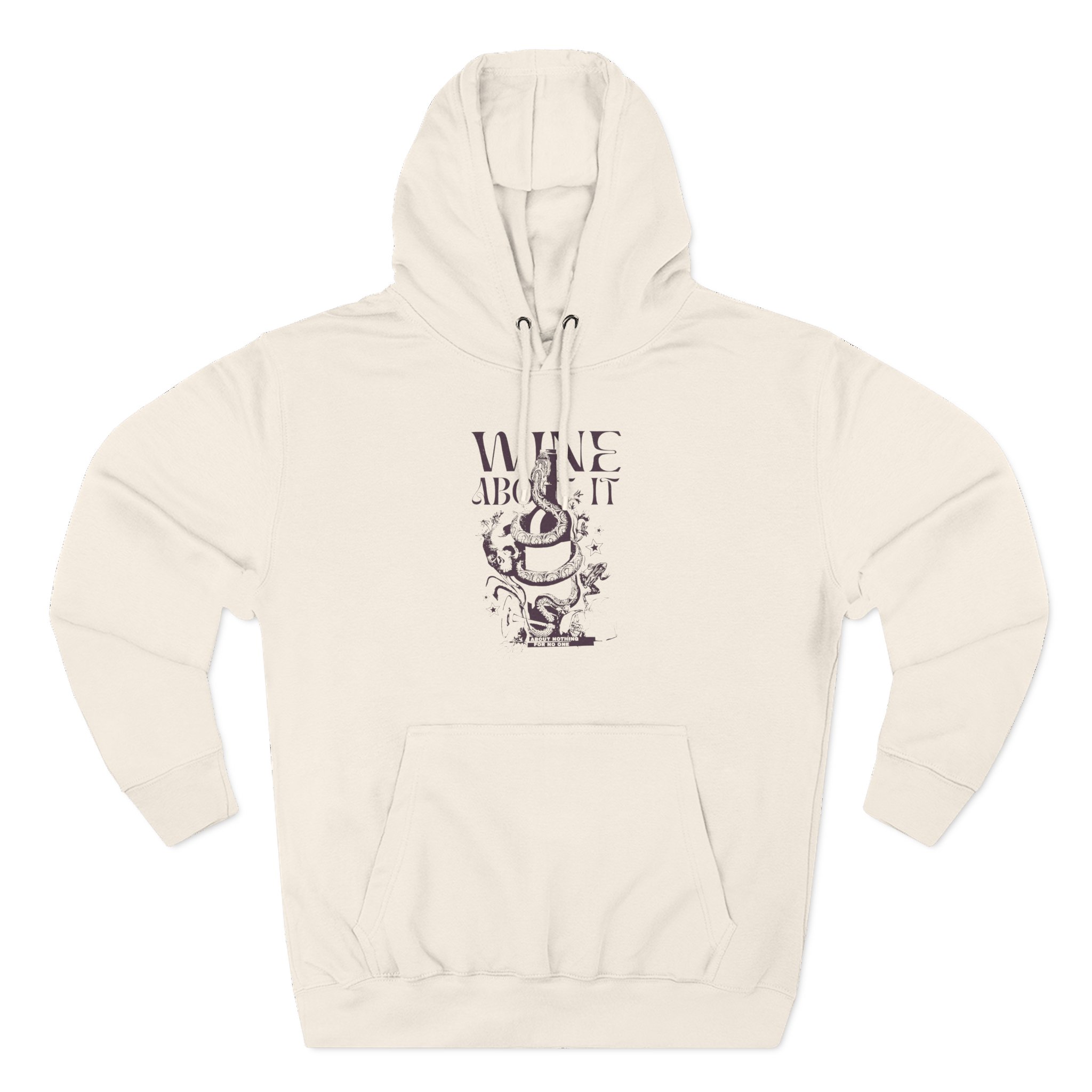 Qtcinderella Snake Three-Panel Fleece Hoodie