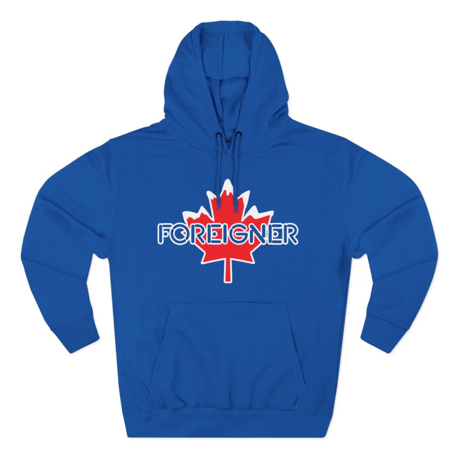 Foreigner Signed Three-Panel Fleece Hoodie