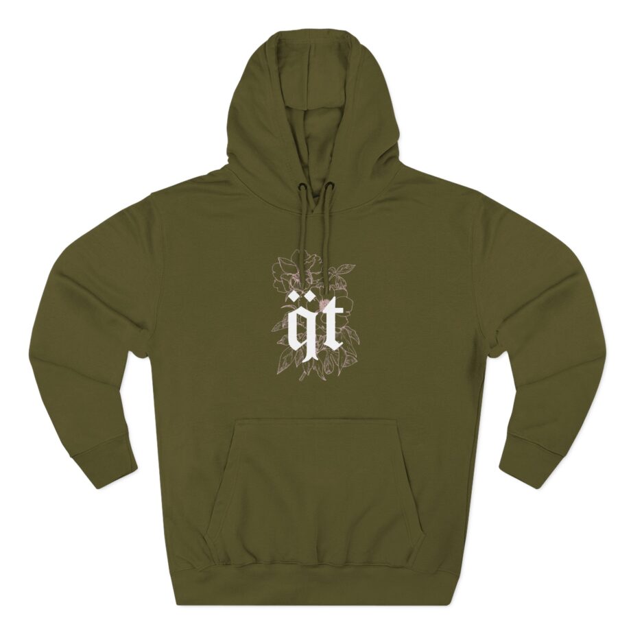 Qtcinderella Three-Panel Fleece Hoodie