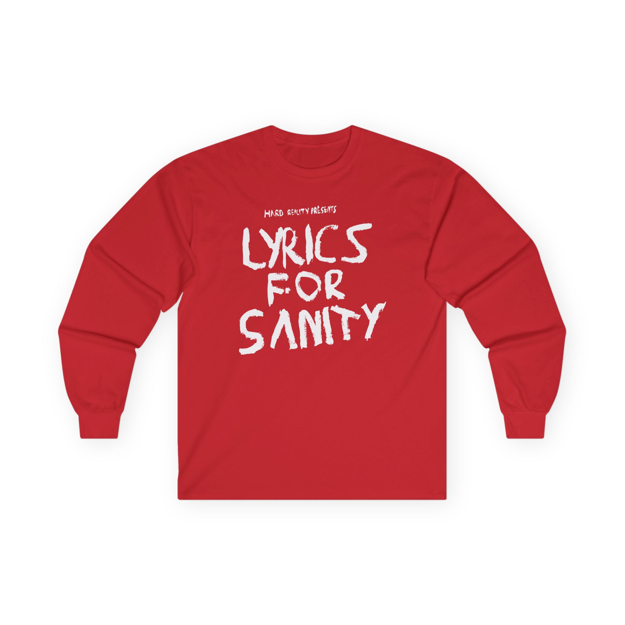 Songer Lyrics for Sanity Unisex Ultra Cotton Long Sleeve Tee
