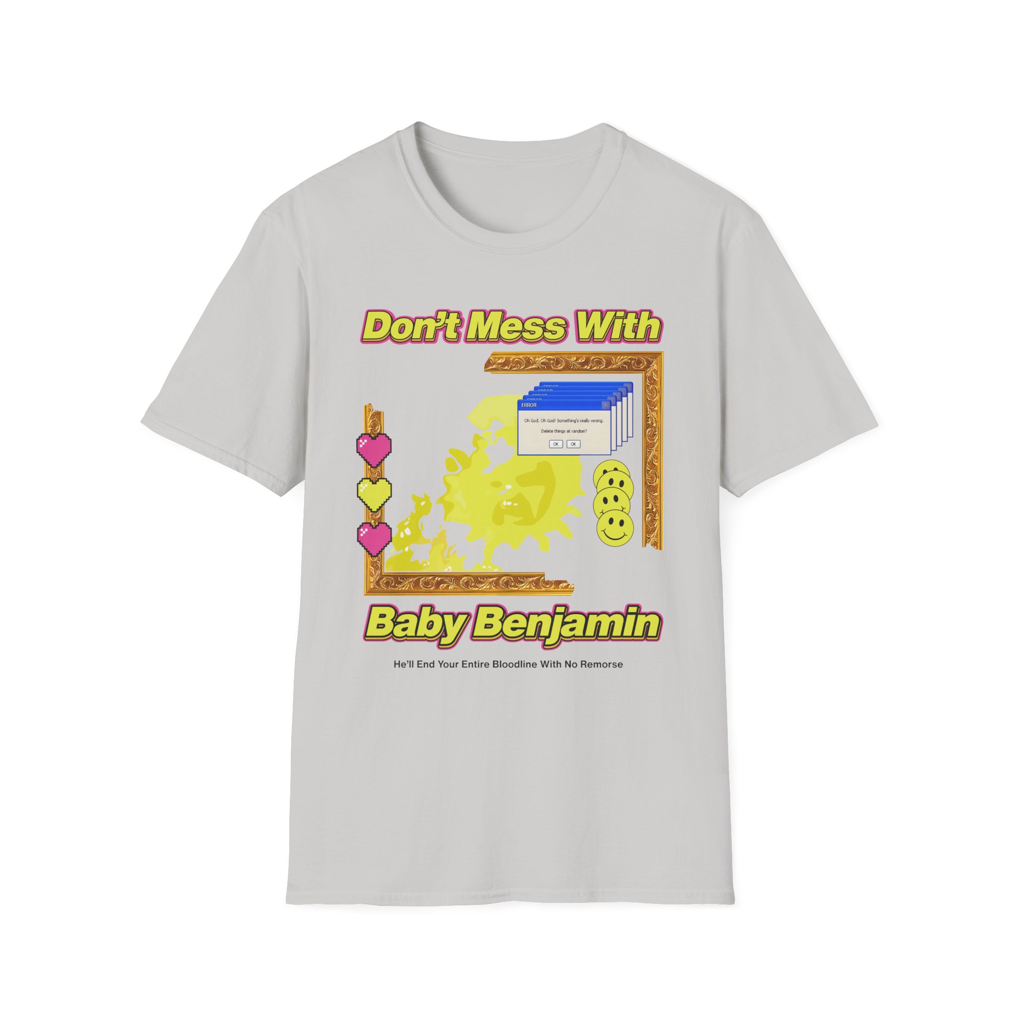 Garrett Watts Don't Mess With Baby Benjamin Unisex Softstyle T-Shirt