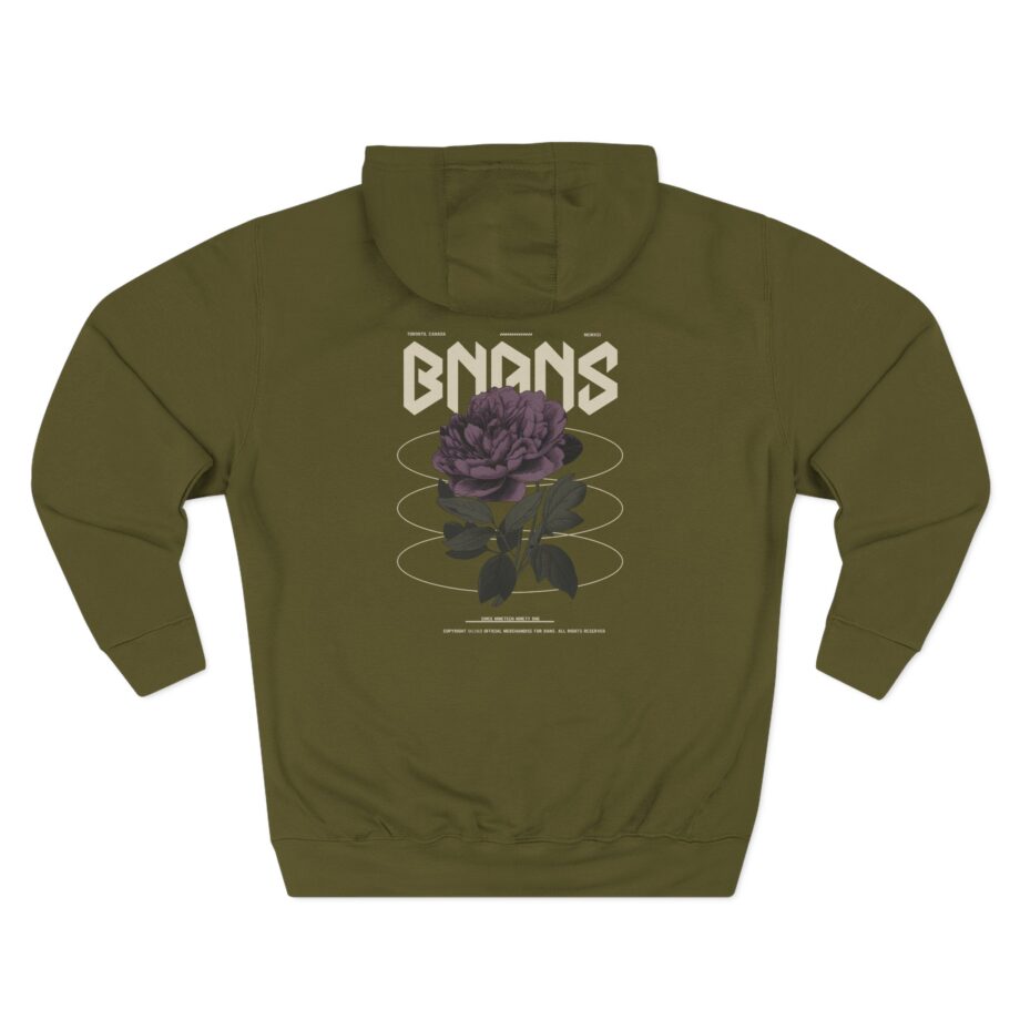 Shroud Into The Wild Bnans Three-Panel Fleece Hoodie
