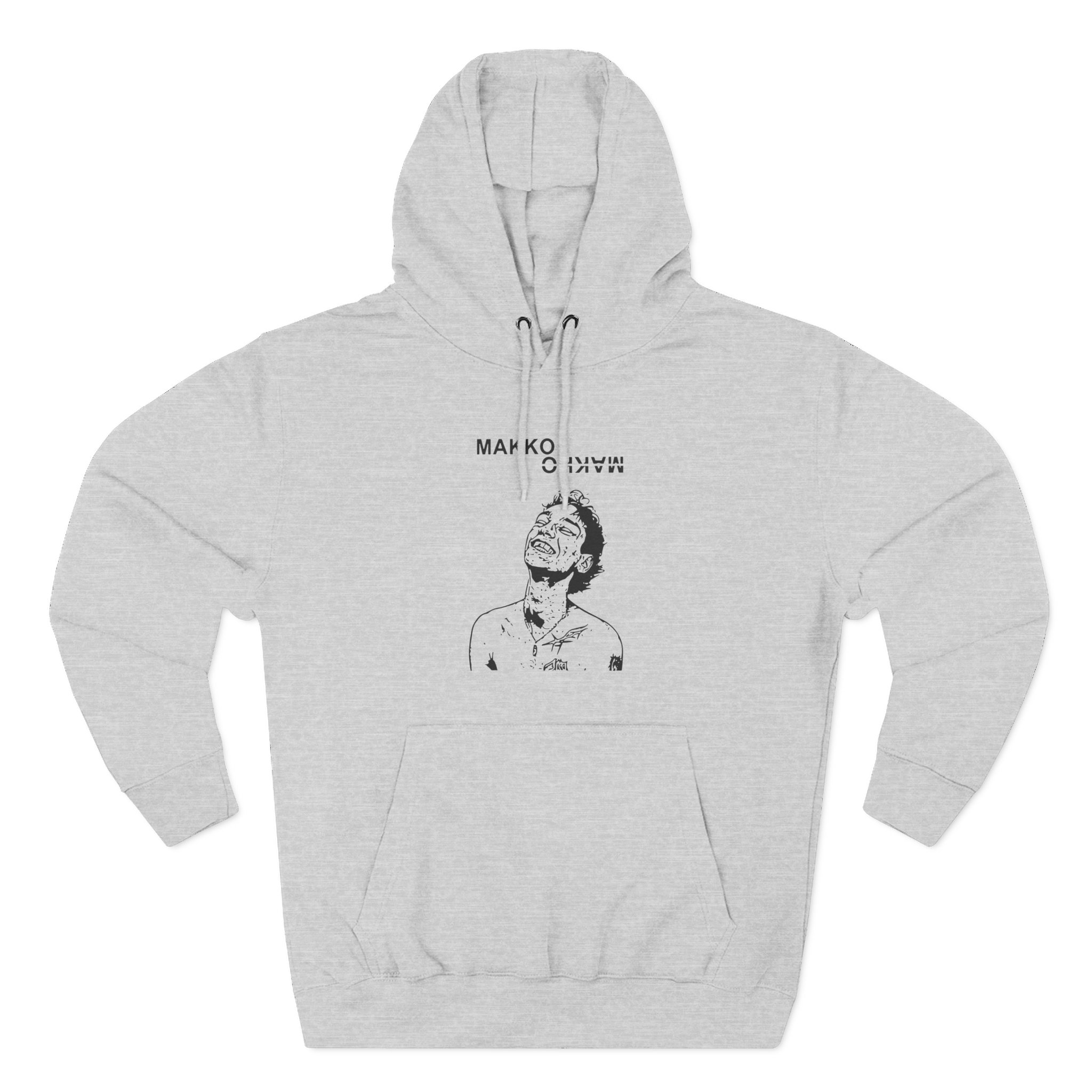 Makko Three-Panel Fleece Hoodie