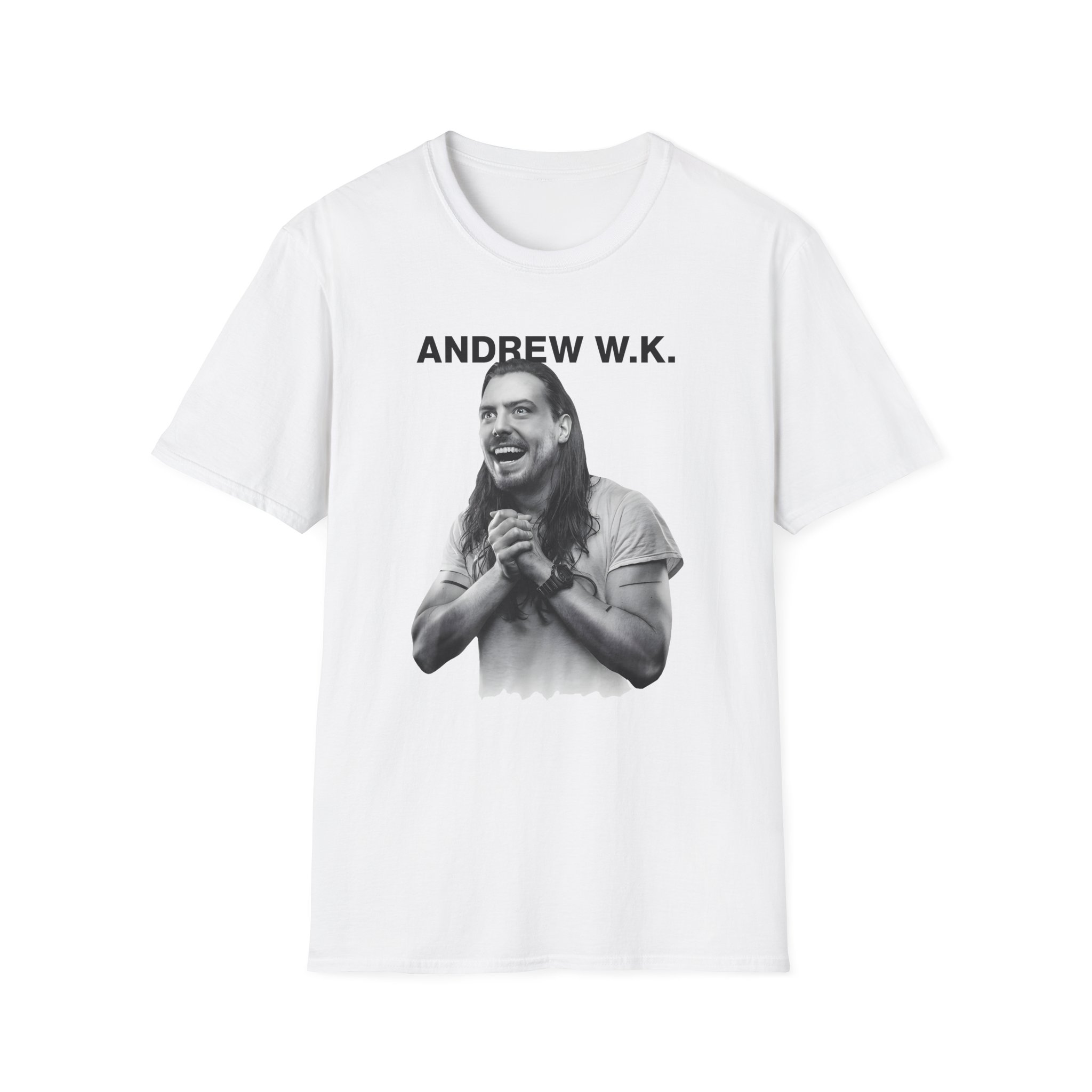 Andrew Wk Happy Unisex Softstyle T-Shirt
