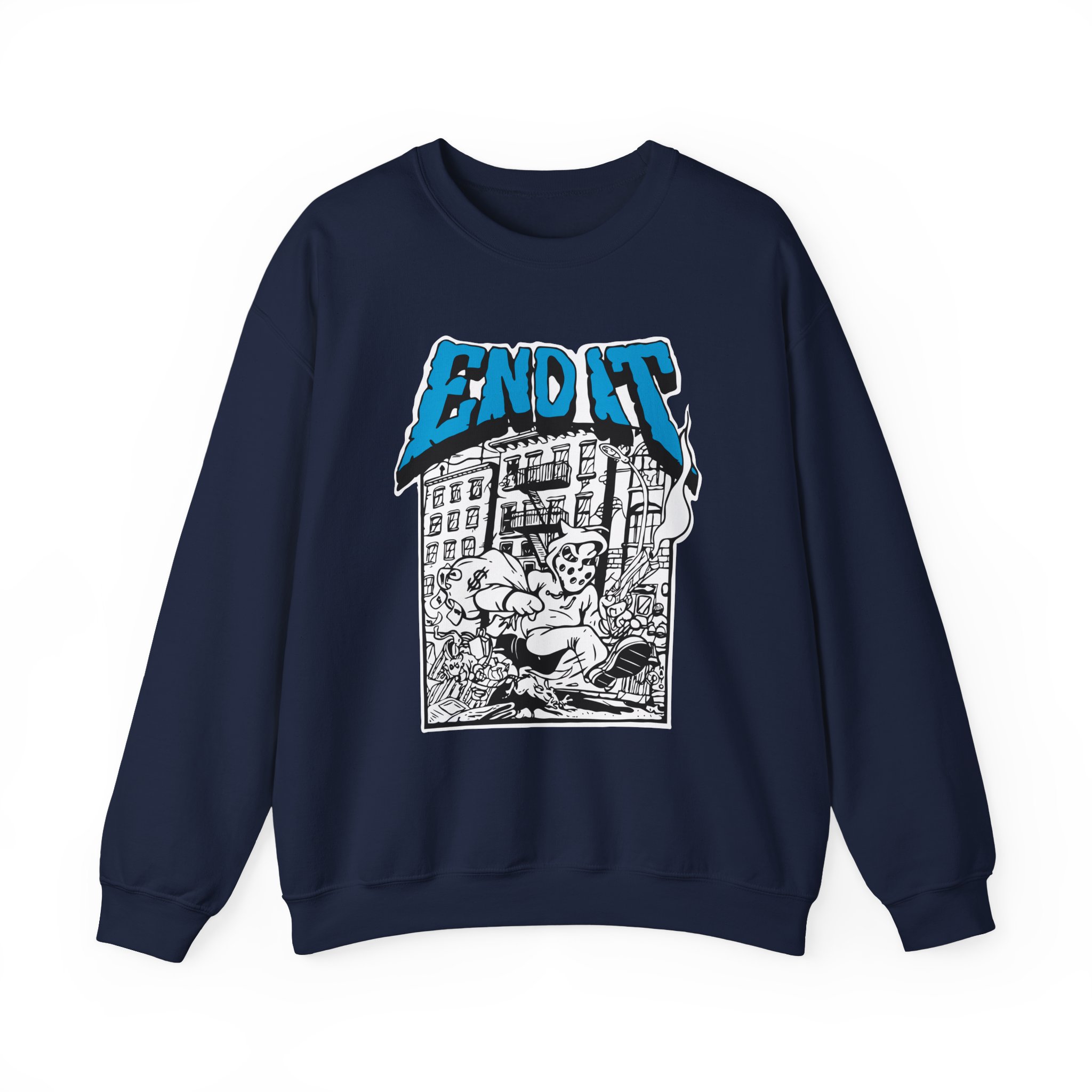 End It Unisex Heavy Blend Crewneck Sweatshirt