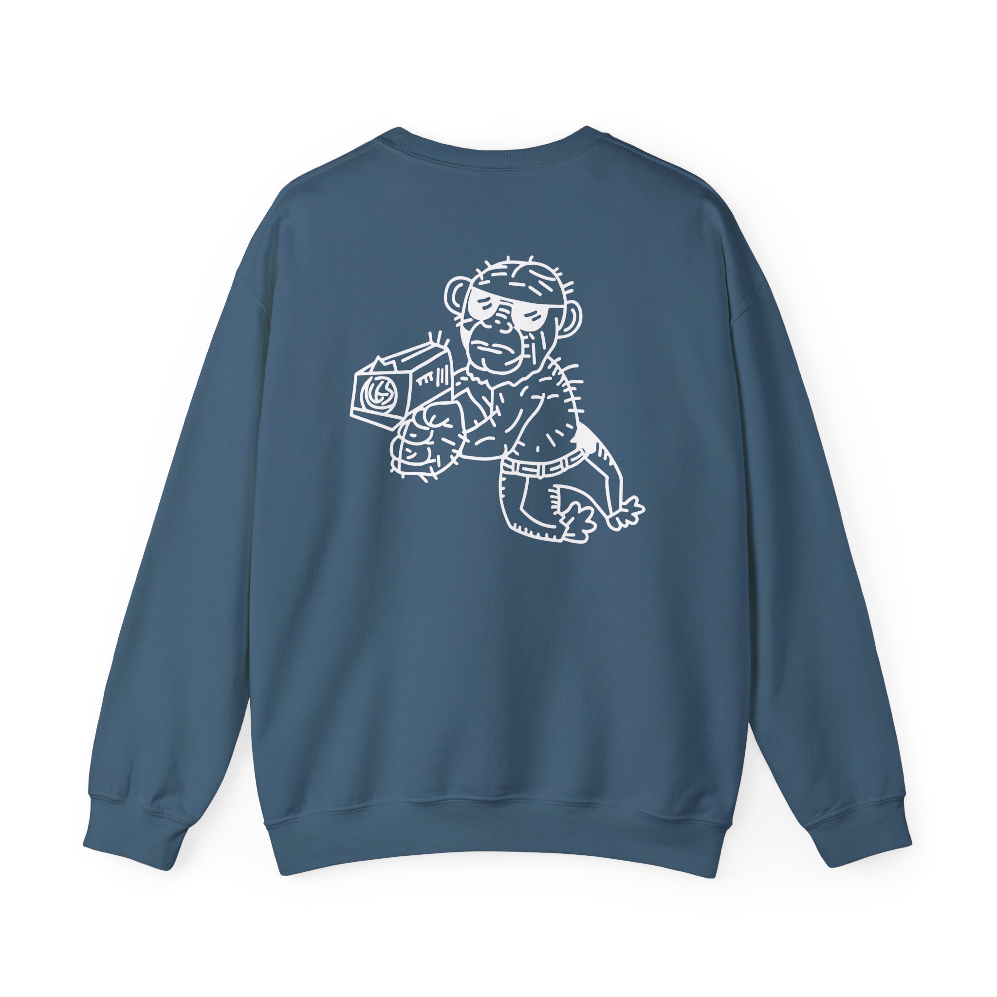 Spoonkid Detective Monke Unisex Heavy Blendâ„¢ Crewneck Sweatshirt