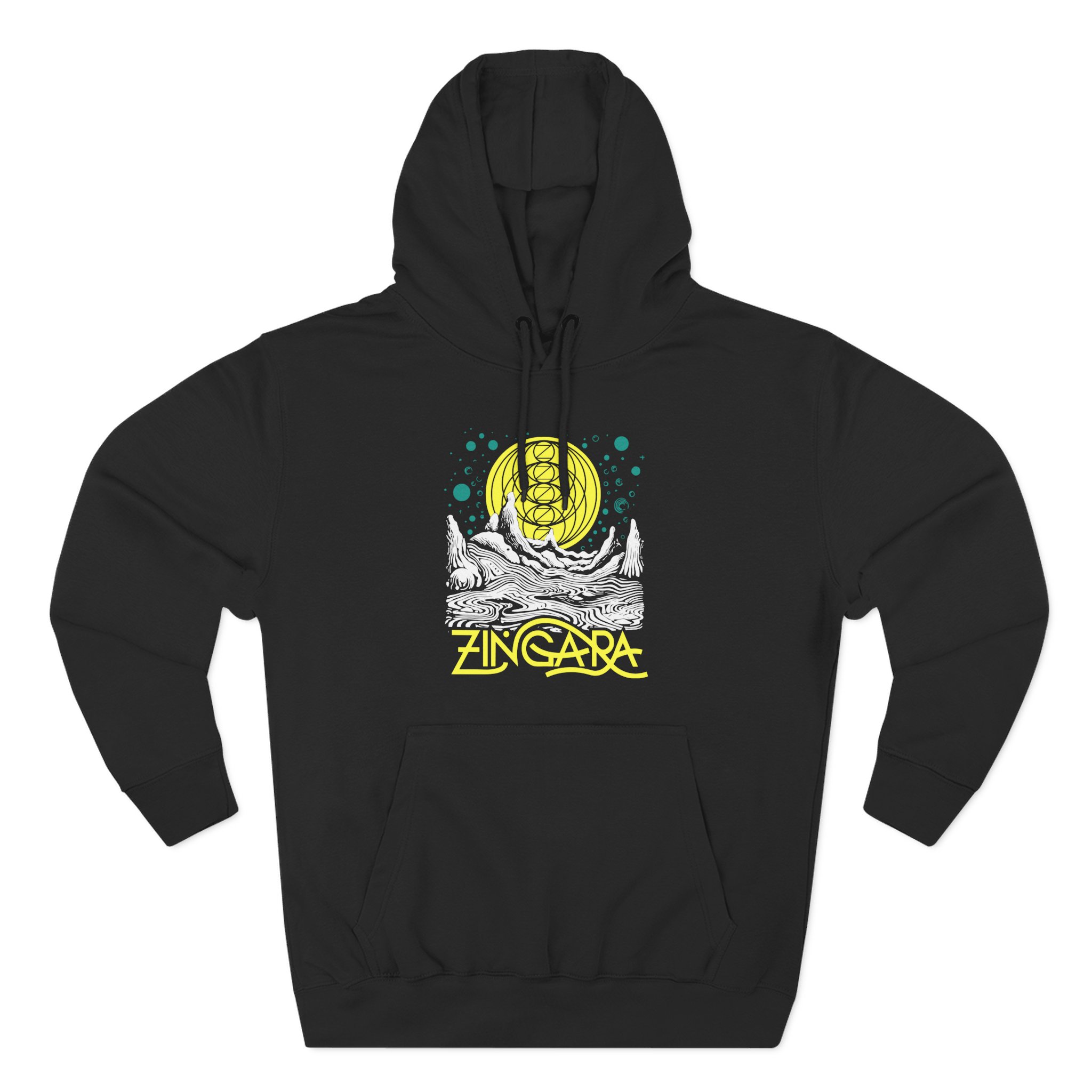 Zingara Moon Eyes Three-Panel Fleece Hoodie
