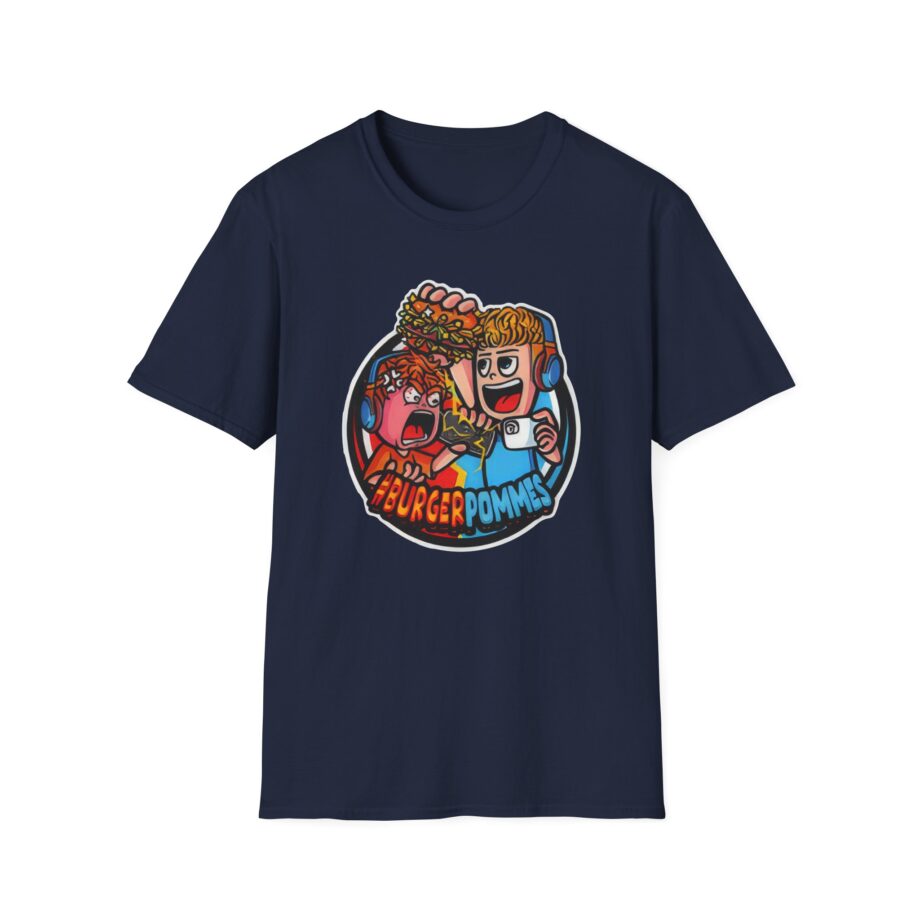 Burger Pommes Unisex Softstyle T-Shirt