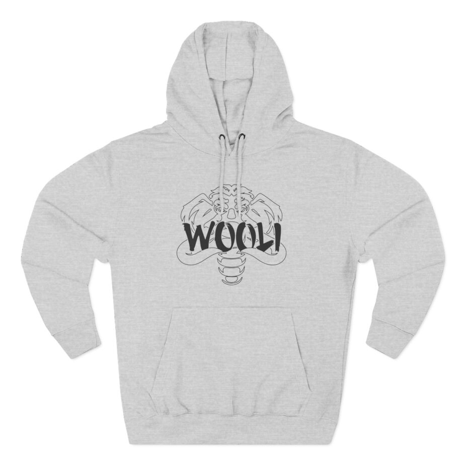 Wooli  Three-Panel Fleece Hoodie