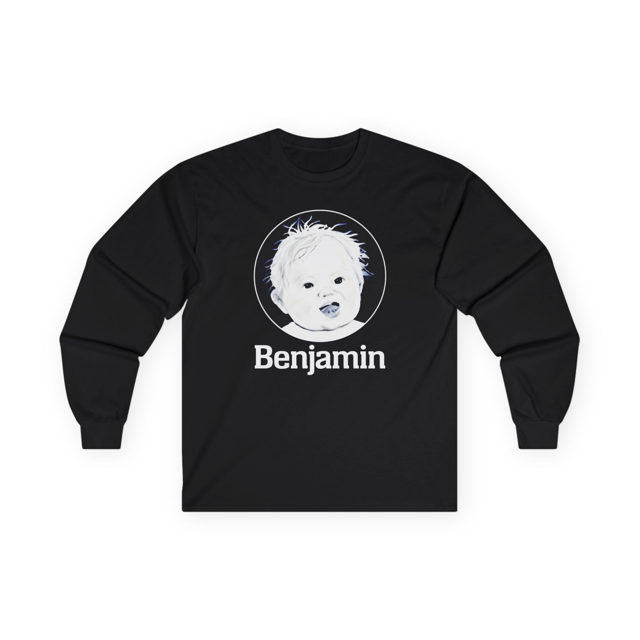 Garrett Watts Baby Benjamin Unisex Ultra Cotton Long Sleeve Tee