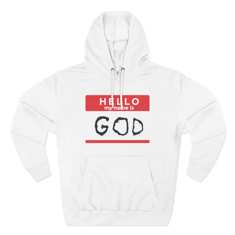 Aphex Twin Hello My Name is God Three-Panel Fleece Hoodie