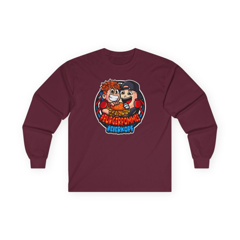 Burger Pommes eierkopf Unisex Ultra Cotton Long Sleeve Tee