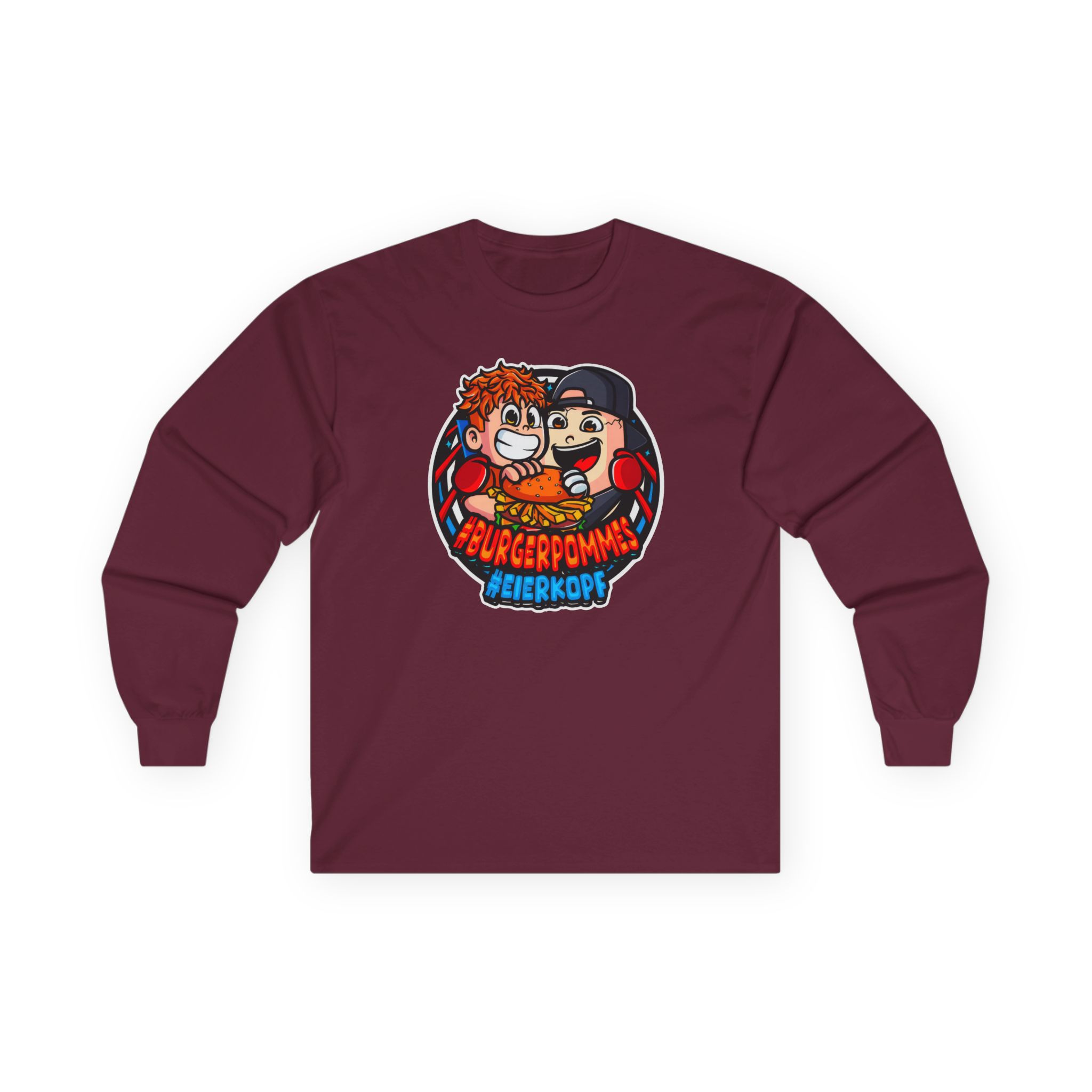 Burger Pommes eierkopf Unisex Ultra Cotton Long Sleeve Tee