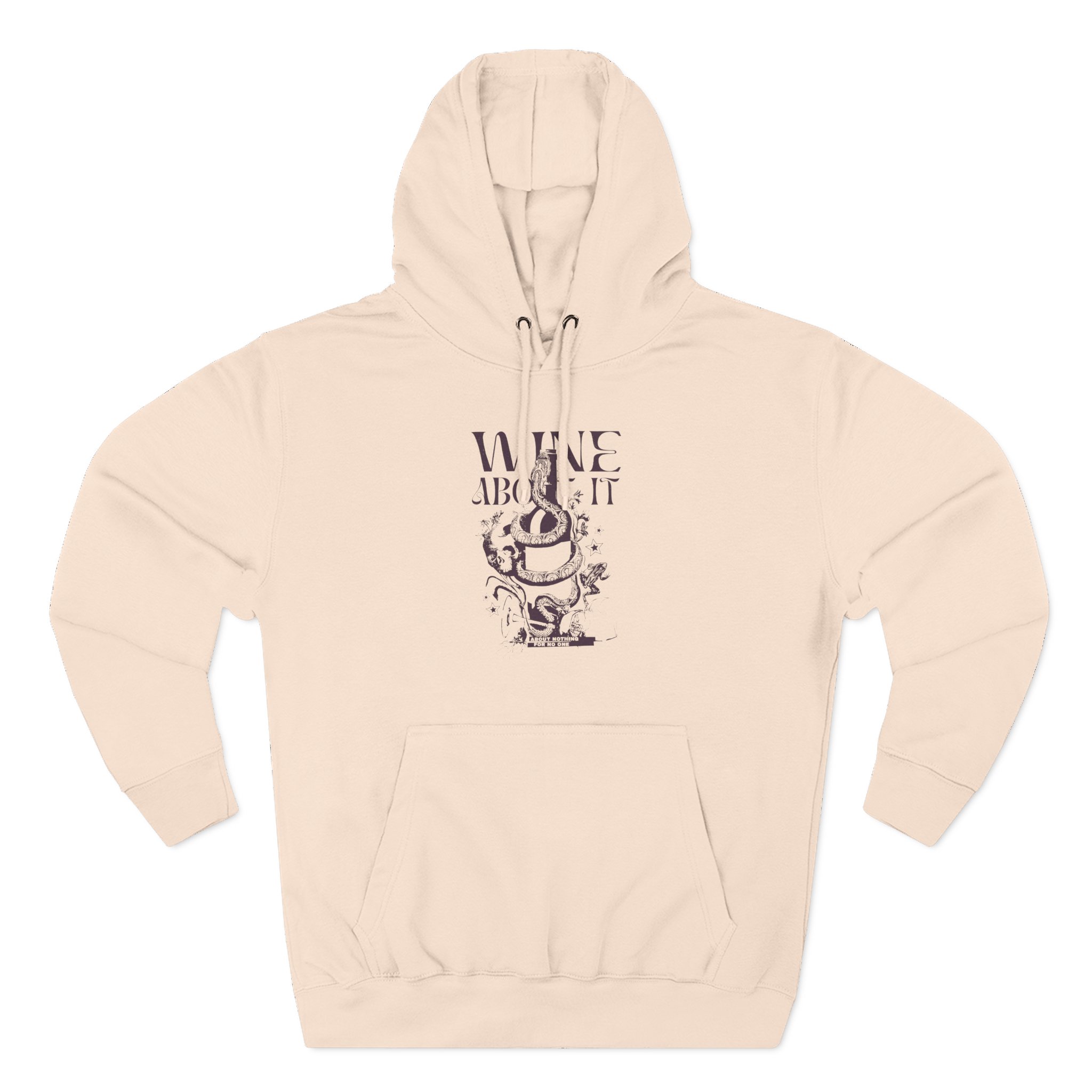 Qtcinderella Snake Three-Panel Fleece Hoodie
