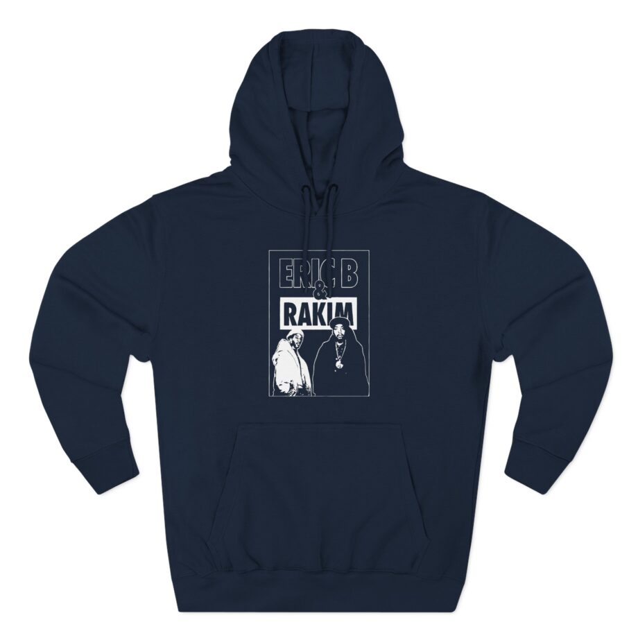 Eric B Rakim Blackout Three-Panel Fleece Hoodie