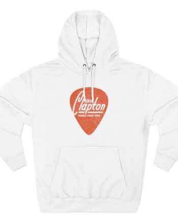 Eric Clapton Guitar Pick Three-Panel Fleece Hoodie