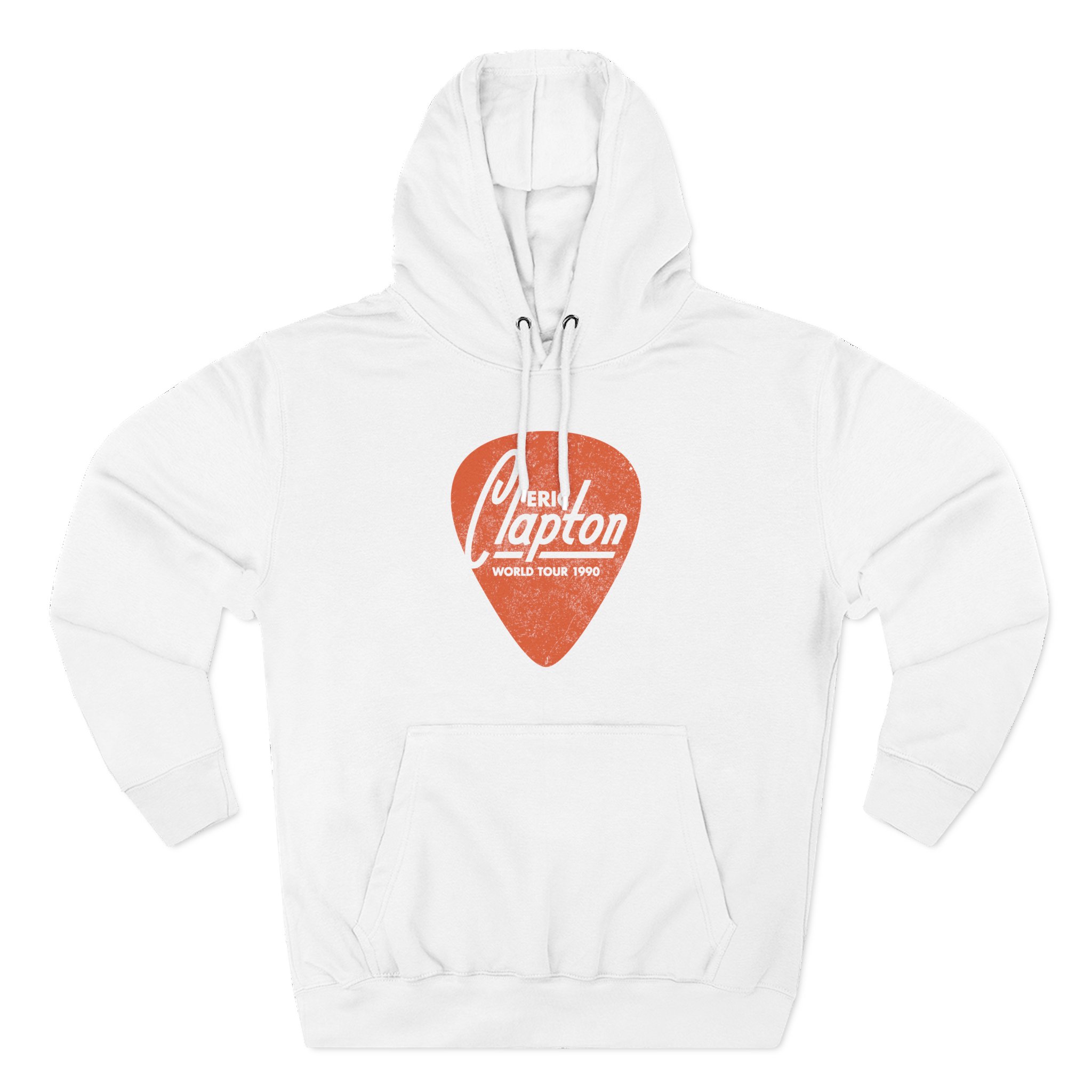 Eric Clapton Guitar Pick Three-Panel Fleece Hoodie