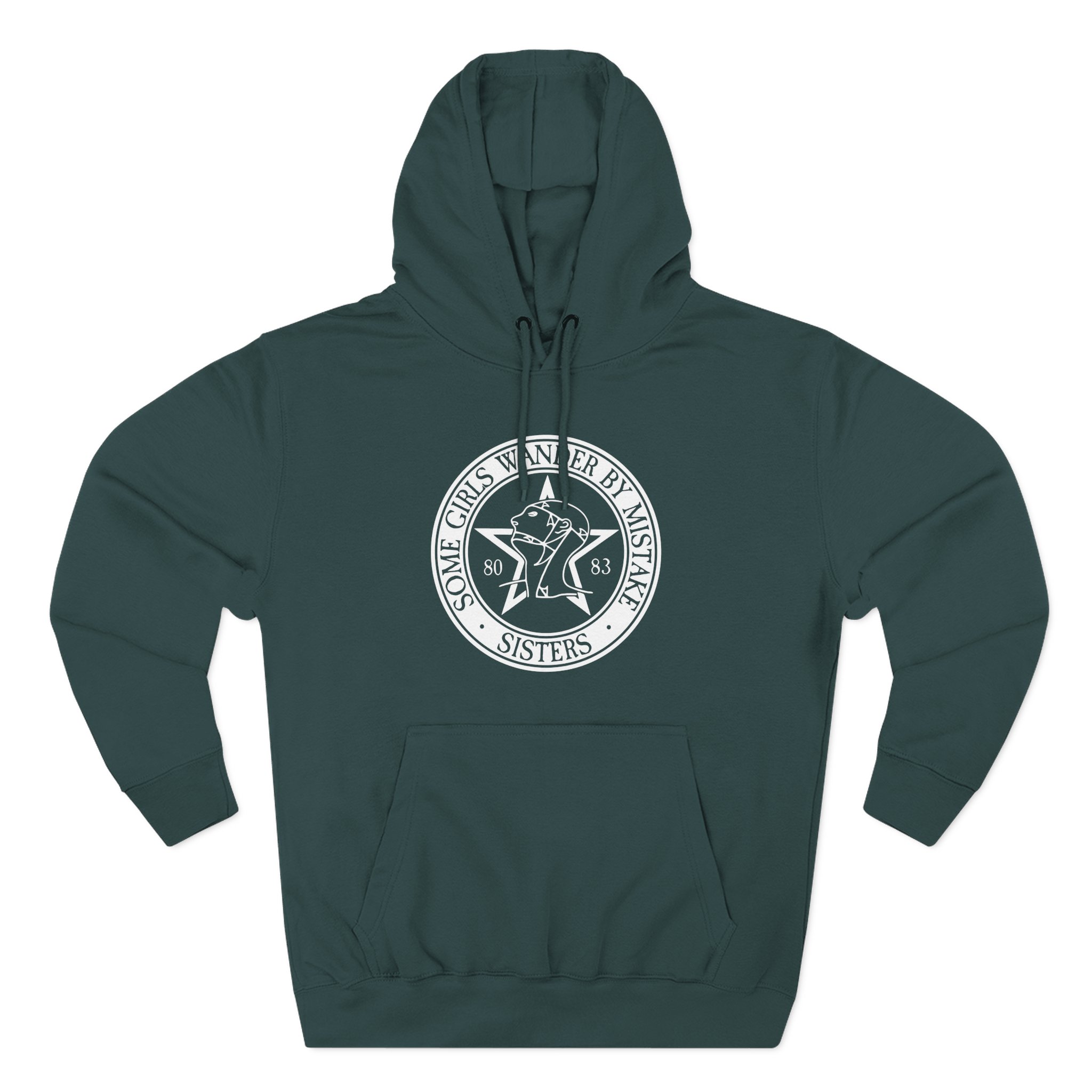 The Sisters Of Mercy, The - Some Girls Wander By Mistake Three-Panel Fleece Hoodie
