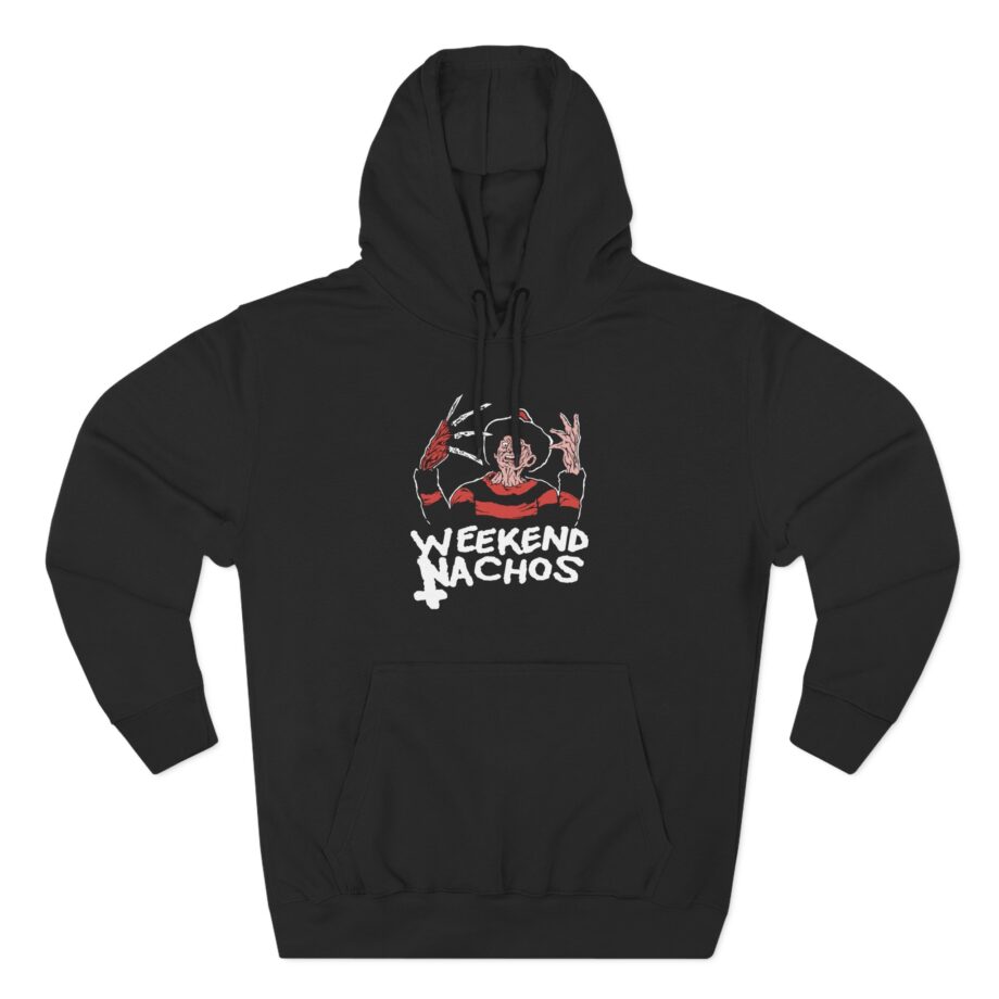 Weekend Nachos Freddy Three-Panel Fleece Hoodie