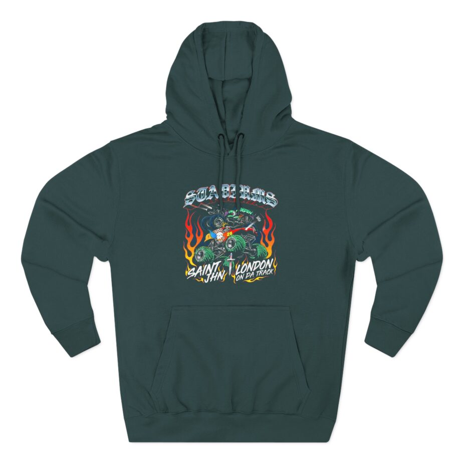 Saint Jhn Stadiums With London on Da Track Three-Panel Fleece Hoodie