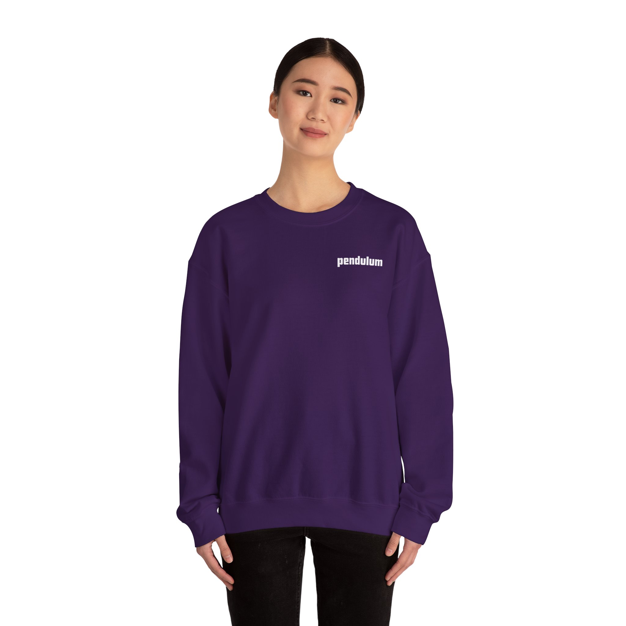 Pendulum Globe Glow in the Dark Logo Unisex Heavy Blendâ„¢ Crewneck Sweatshirt
